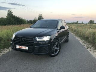 2017 Audi Q7 II (4M), синий, 4100000 рублей, вид 1