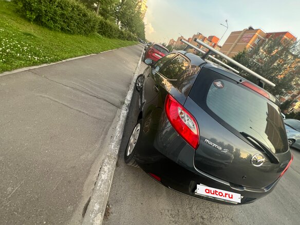 2009 Mazda 2 II (DE), синий, 450000 рублей