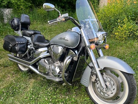 2005 Honda VTX 1300, серебристый, 650000 рублей, вид 1