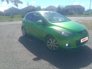 2008 Mazda 2 II (DE), зелёный, 600000 рублей, вид 2