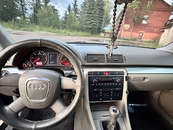 2005 Audi A4 16V III (B7), синий, 650000 рублей - вид 12
