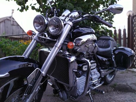 2005 Triumph Rocket III, чёрный, 511000 рублей, вид 4