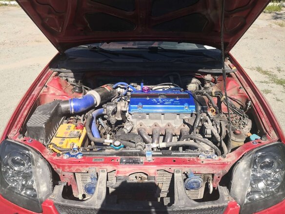 1998 Honda Prelude V, пурпурный, 900000 рублей - вид 13