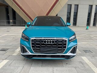 2022 Audi Q2 L 35 TFSI I Рестайлинг, синий, 1680000 рублей, вид 2