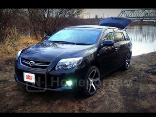 2010 Toyota Corolla Axio X (E140, E150) Рестайлинг, чёрный, 1100000 рублей, вид 2