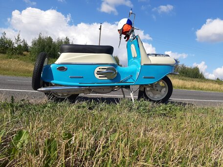1960 CZ 175, синий, 350000 рублей, вид 4