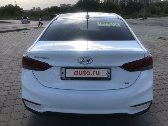 2017 Hyundai Solaris II, белый, 1420000 рублей - вид 5