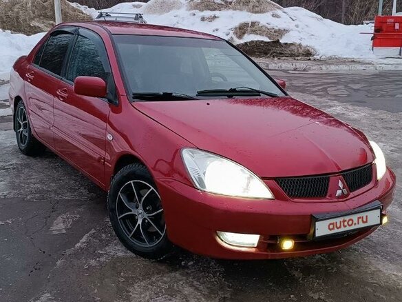 2006 Mitsubishi Lancer IX Рестайлинг, красный, 750000 рублей - вид 2