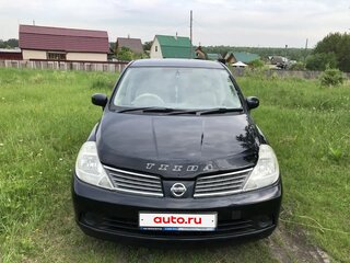 2007 Nissan Tiida Latio I, чёрный, 500000 рублей, вид 4