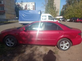 2006 Mazda 6 I (GG) Рестайлинг, красный, 580000 рублей, вид 4