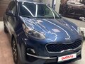 2019 Kia Sportage IV Рестайлинг, синий, 1950000 рублей - вид 4