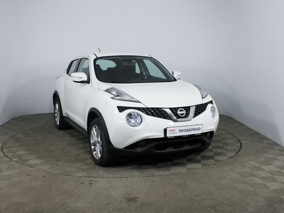 2014 Nissan Juke I Рестайлинг, белый - вид 2
