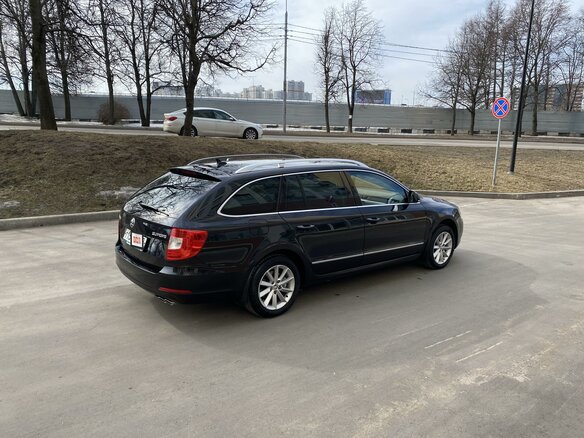 2014 Skoda Superb II Рестайлинг, чёрный - вид 8