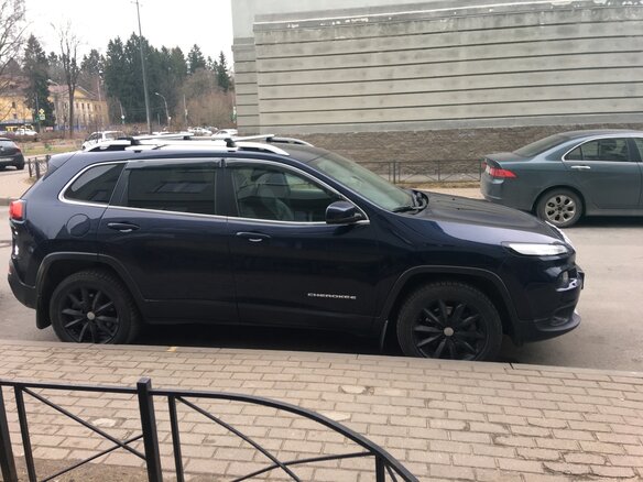 2014 Jeep Cherokee V (KL), синий, 1900000 рублей - вид 3
