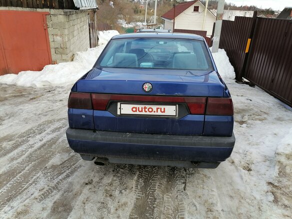 1996 Alfa Romeo 155 I Рестайлинг, синий - вид 2