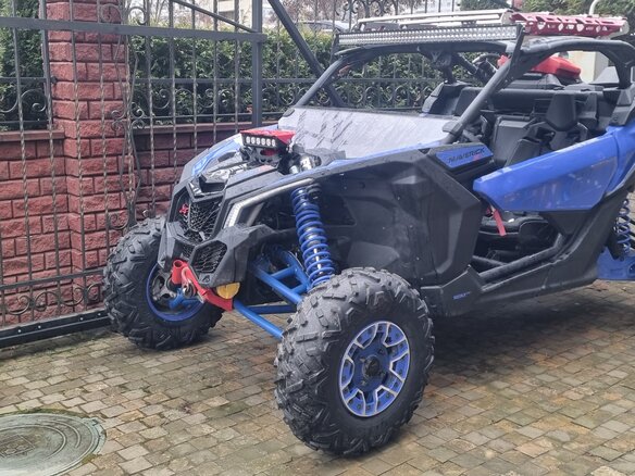 2021 BRP Can-Am Maverick X RS Turbo RR, синий, 2688744 рублей - вид 2
