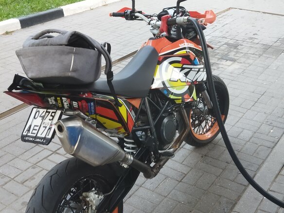 2008 KTM 690 SM, оранжевый - вид 9
