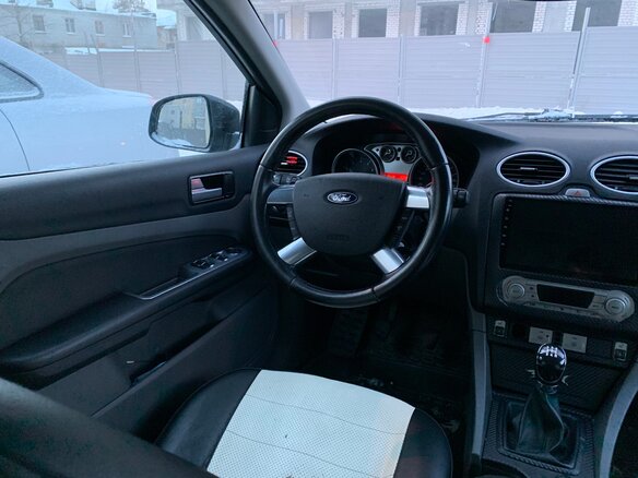 2008 Ford Focus II Рестайлинг, чёрный - вид 6