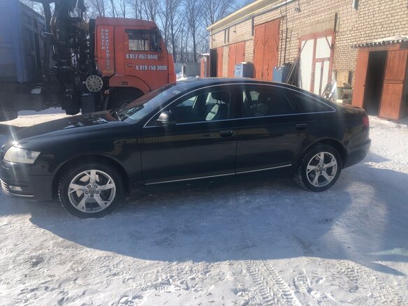 2010 Audi A6 III (C6) Рестайлинг, чёрный - вид 4