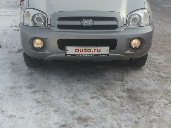 2005 Hyundai Santa Fe I, серебристый, 930000 рублей