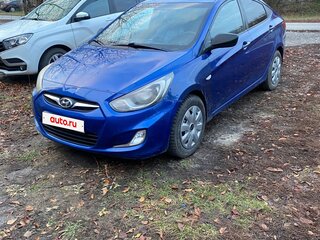 2012 Hyundai Solaris I, синий, 550000 рублей, вид 1