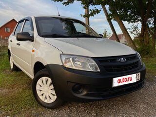 2014 Lada (ВАЗ) Granta I, белый, 450000 рублей, вид 2