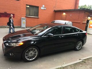 2014 Ford Fusion (North America) II, чёрный, 1250000 рублей, вид 3