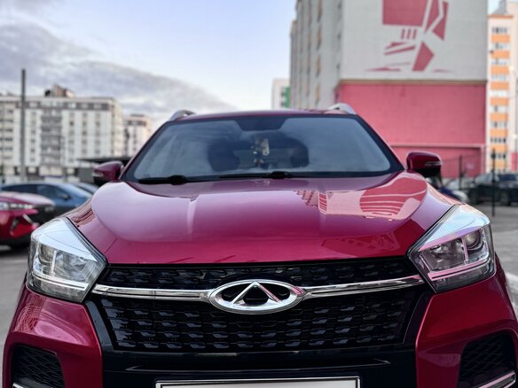 2021 Chery Tiggo 4 I Рестайлинг, красный, 1850000 рублей - вид 2