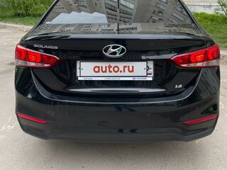 2017 Hyundai Solaris II, чёрный, 1150000 рублей, вид 3