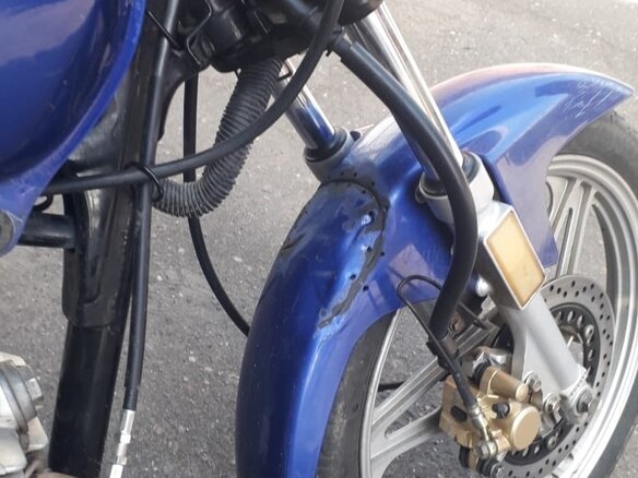 2007 Yamaha YBR125, синий, 85000 рублей - вид 8