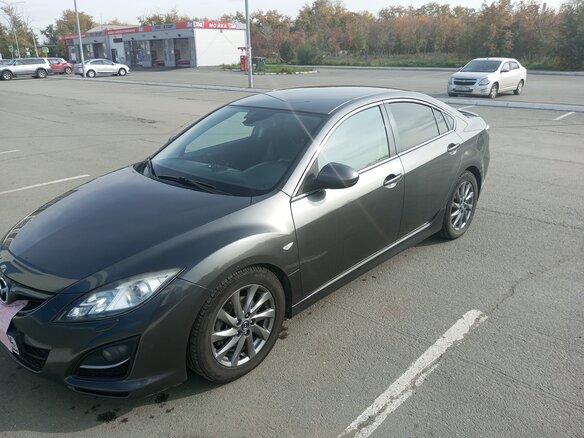2012 Mazda 6 II (GH) Рестайлинг, серый, 900000 рублей