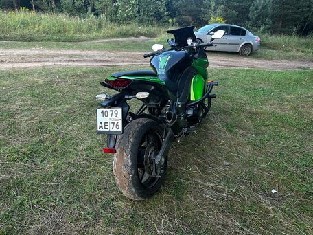2013 Kawasaki Z 1000SX, зелёный, 700000 рублей, вид 5
