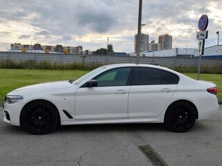 2019 BMW 5 серии 520i VII (G30/G31/G38), белый, 2900000 рублей, вид 4