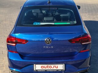 2021 Volkswagen Polo VI, синий, 1417911 рублей, вид 4