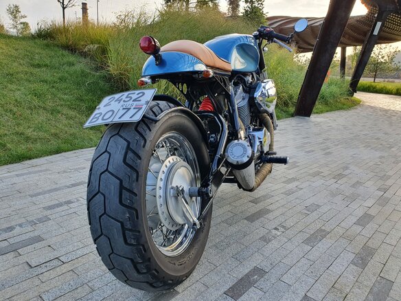 2007 Honda Shadow 750, синий, 750000 рублей - вид 7