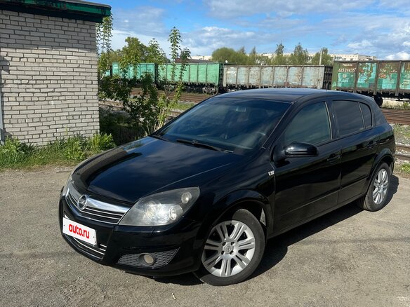 2007 Opel Astra H Рестайлинг, чёрный, 440000 рублей