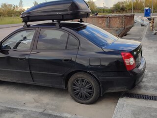 2009 Hyundai Elantra ТагАЗ III (XD2) Рестайлинг, чёрный, 400000 рублей, вид 4