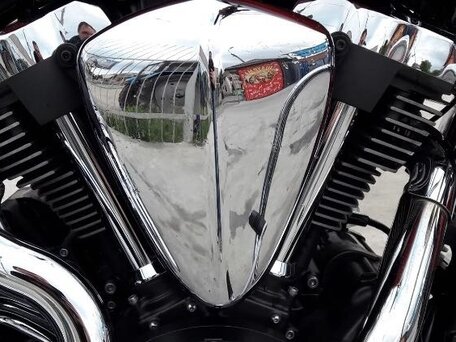 2007 Yamaha XV 1700 Warrior, красный, 1200000 рублей, вид 5