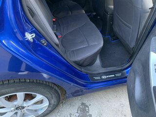 2011 Hyundai Solaris I, синий, 620000 рублей, вид 4