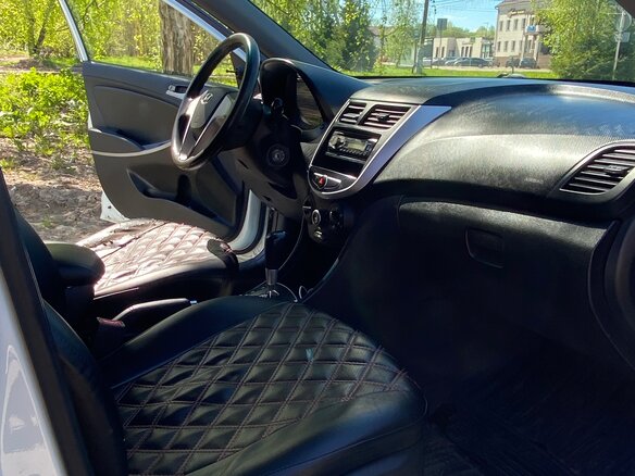 2012 Hyundai Solaris I, белый, 780000 рублей - вид 6