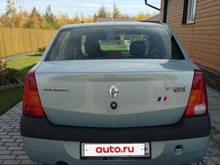 2007 Renault Logan I, зелёный, 425000 рублей, вид 4