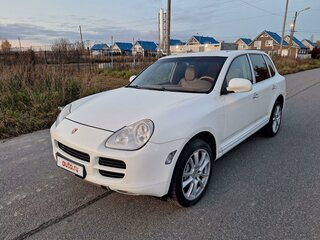 2006 Porsche Cayenne S I (955), белый, 1190000 рублей, вид 1