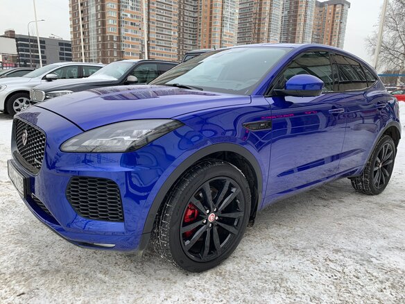 2018 Jaguar E-Pace, синий - вид 2