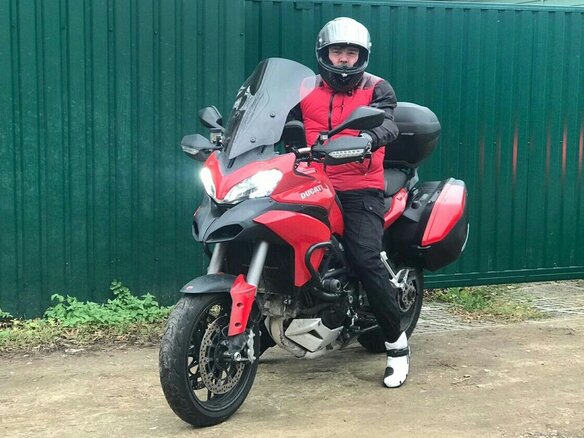 2012 Ducati Multistrada 1200, пурпурный, 720000 рублей - вид 4
