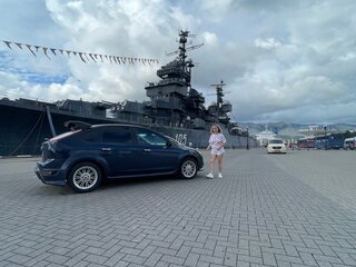 2009 Ford Focus II Рестайлинг, синий, 710000 рублей, вид 5