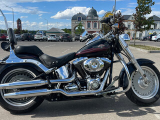 2007 Harley-Davidson Fat Boy, чёрный, 1100000 рублей, вид 5