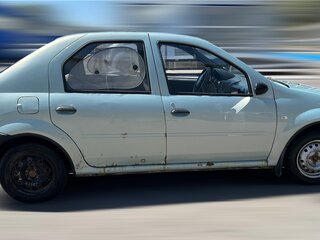2007 Renault Logan I, зелёный, 185000 рублей, вид 4