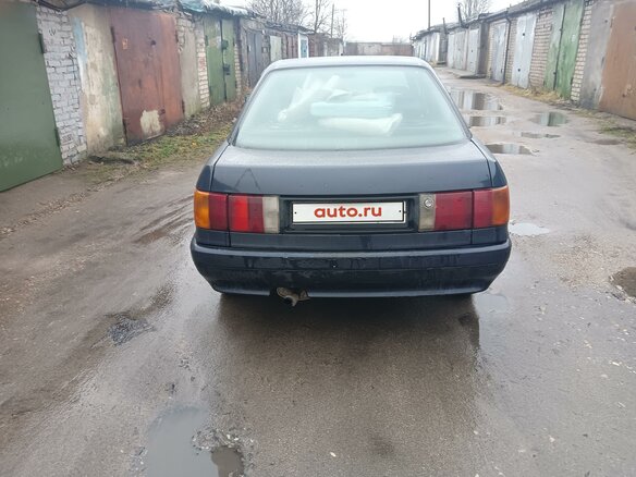 1991 Audi 80 IV (B3), синий, 260000 рублей - вид 6