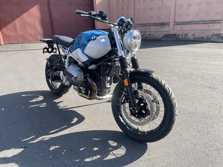 2021 BMW R Nine T Scrambler, синий, 1600000 рублей, вид 2
