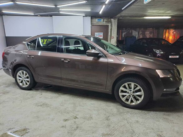 2018 Skoda Octavia III (A7) Рестайлинг, коричневый, 1630000 рублей - вид 7